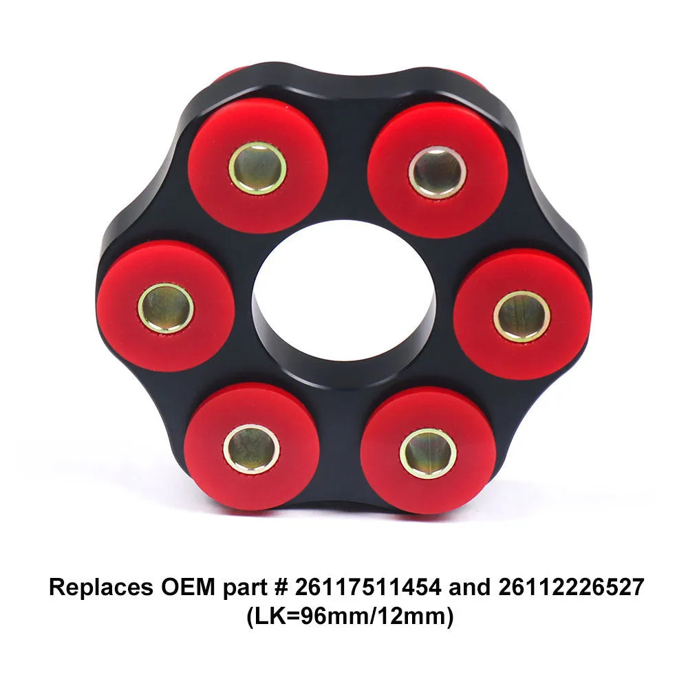 Red polyurethane aluminium drive shaft connecting plate bracket for BMW E46 E36 E30 modification