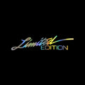 Rectangular reflective bumper sticker measuring 16cm by 3.8cm with black, white, and multicolour design options