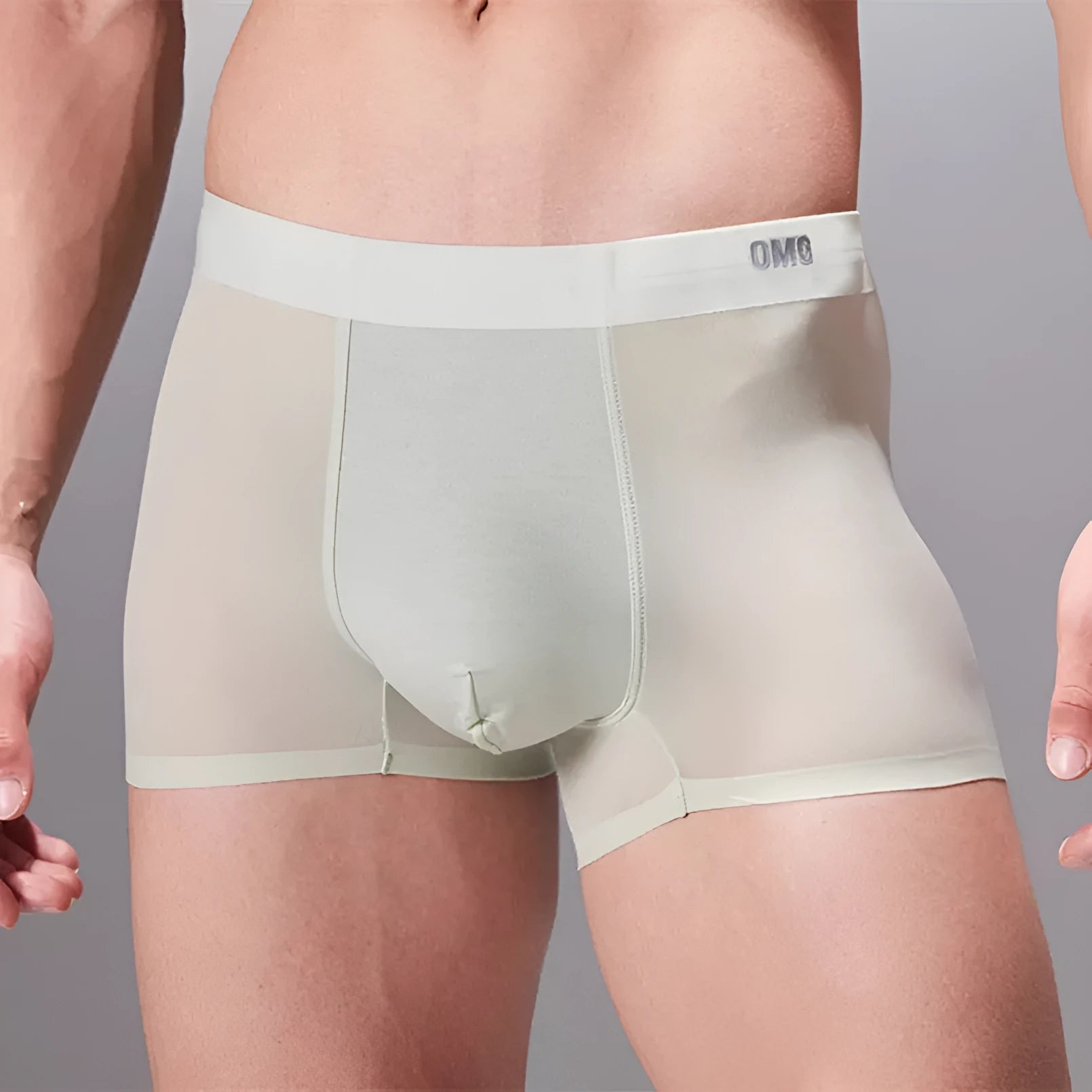 Men's seamless antibacterial fitness shorts in black, shown on a size mannequin