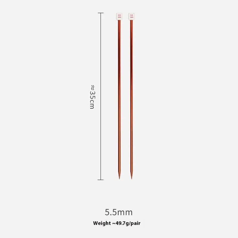 Complete set of 28 crochet hooks in 14 sizes from 2.0mm to 10.0mm with protective caps