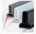 Flexible TPE bathroom water blocking strip in black, white, and grey colour options
