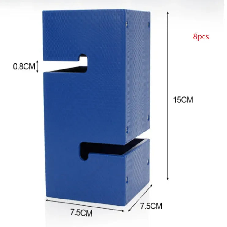 Team building game equipment with ABS plastic tower blocks and pull ropes for outdoor group activities