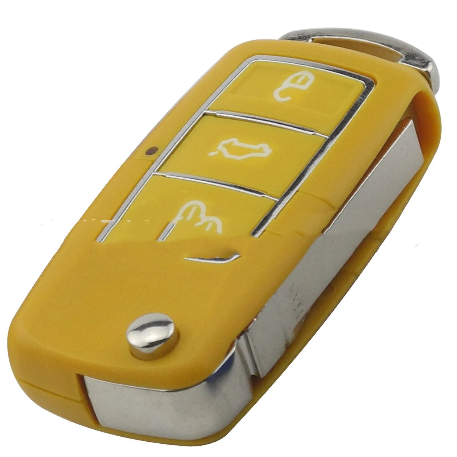 Volkswagen Jetta Golf 3-button car key fob replacement plastic housing shell in five colour options
