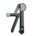 Adjustable spring grip strength trainer in ABS plastic for hand exercises