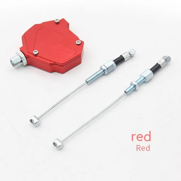 Aluminium alloy motorcycle labour-saving clutch box in multiple colours including red, blue, gold, black, orange, and silver.