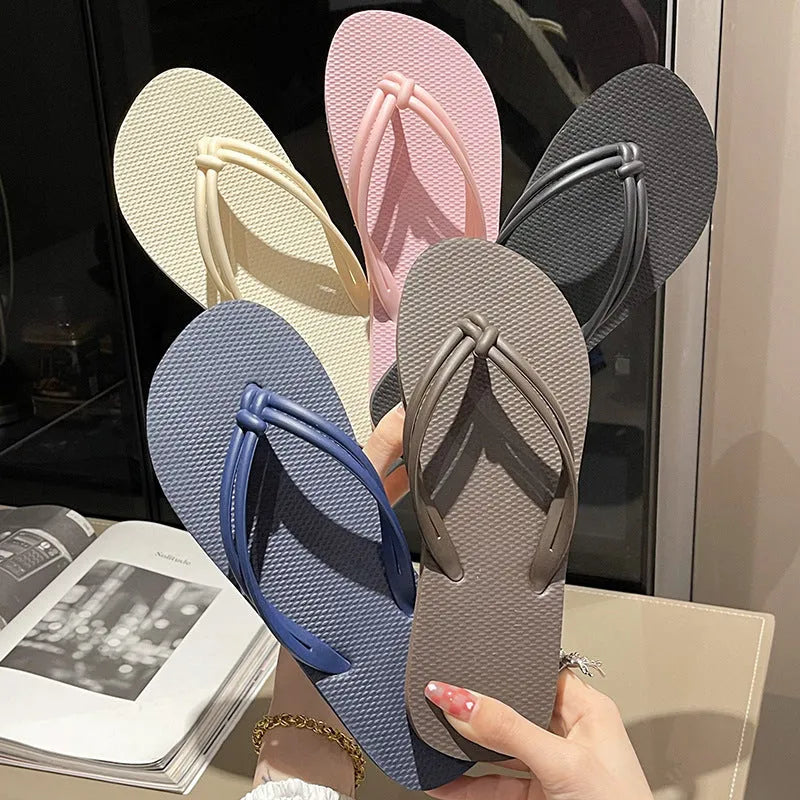 Men's PVC flip flops in a covered toe style on a light background, showing colour options.