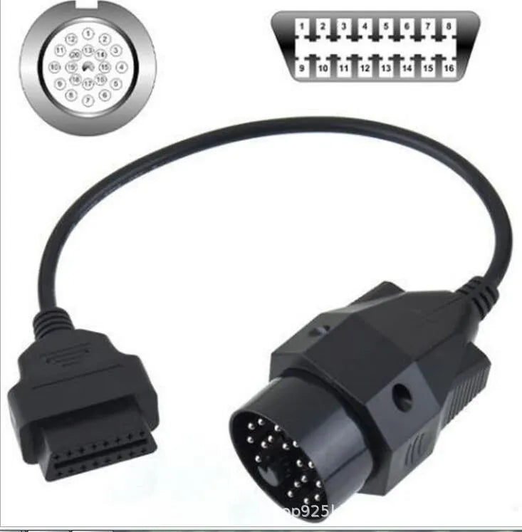 BMW 20 pin to OBD2 16 pin diagnostic adapter cable connector
