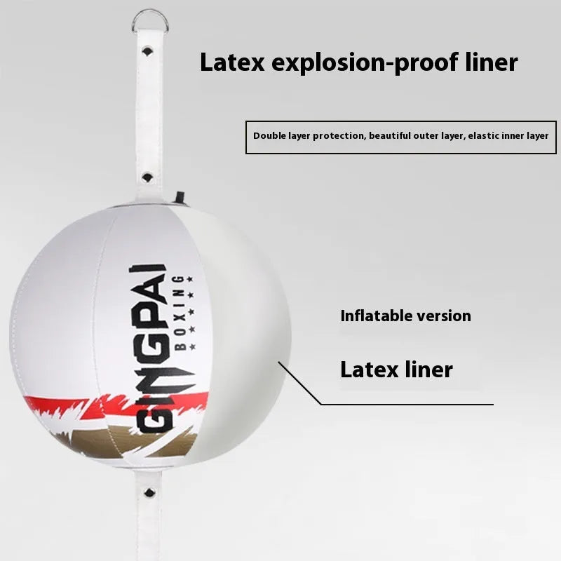 Hanging boxing speed ball training equipment for reaction and dodge practice in PU material