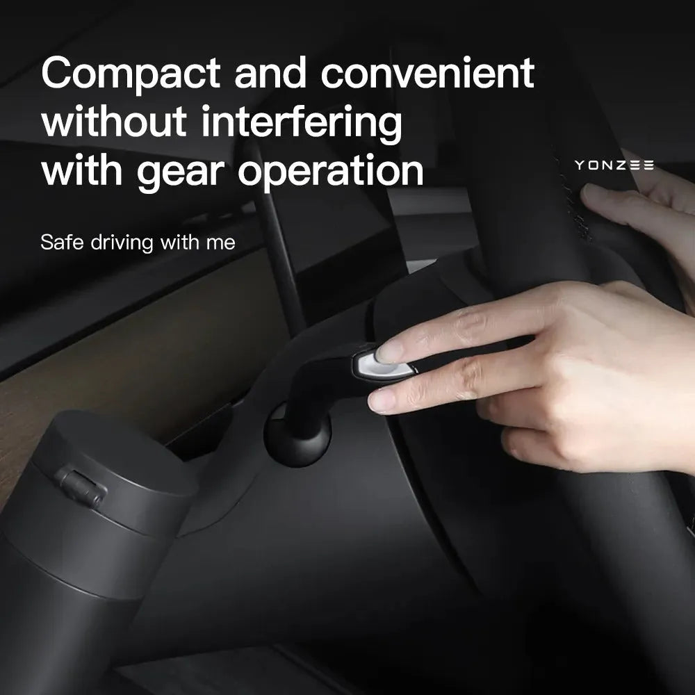 Plastic water cup holder for Tesla Model 3 and Model Y dashboard
