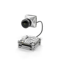 Silver Caddx ADAPTS digital video transmitter kit for DJI FPV drones with screws and cables.