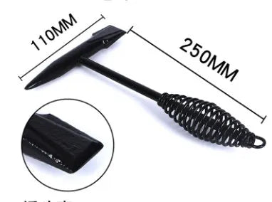 Electric welding slag hammer with spring handle for rust and slag removal