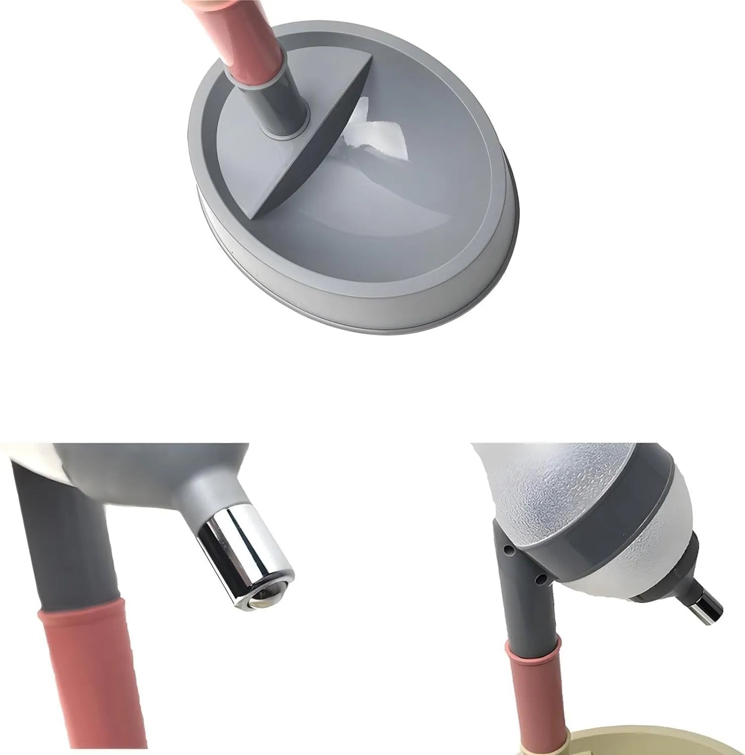 Adjustable pet standing water dispenser with detachable pole and steel nozzle in green grey or pink