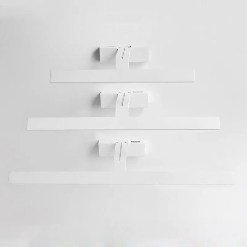 White framed 520mm long LED bathroom mirror light with three colour settings.