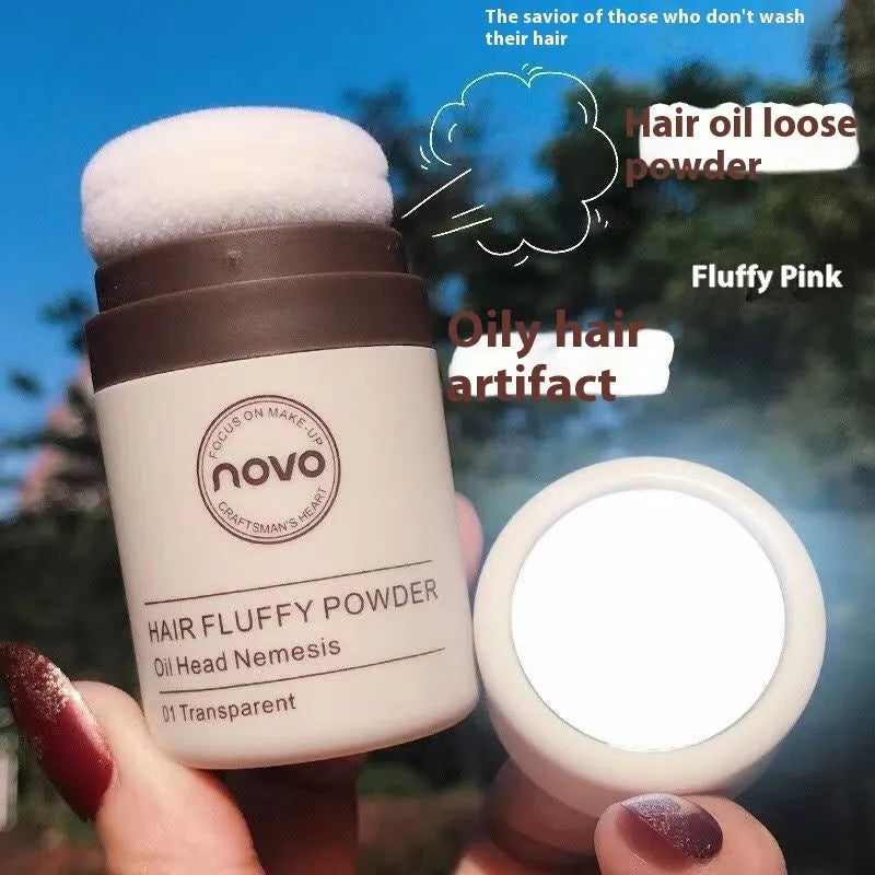 Veejaga mattifying powder compact for oil control on face and hairline in transparent, brown, dark brown shades