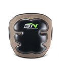 Boxing chest protection target with adjustable waist strap in dark grey or khaki colour