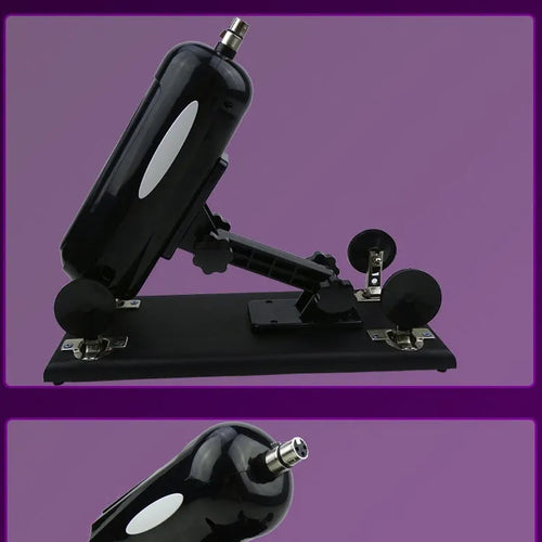 Bobb women's automatic telescopic thrusting sex tool in purple, black, and pink colours