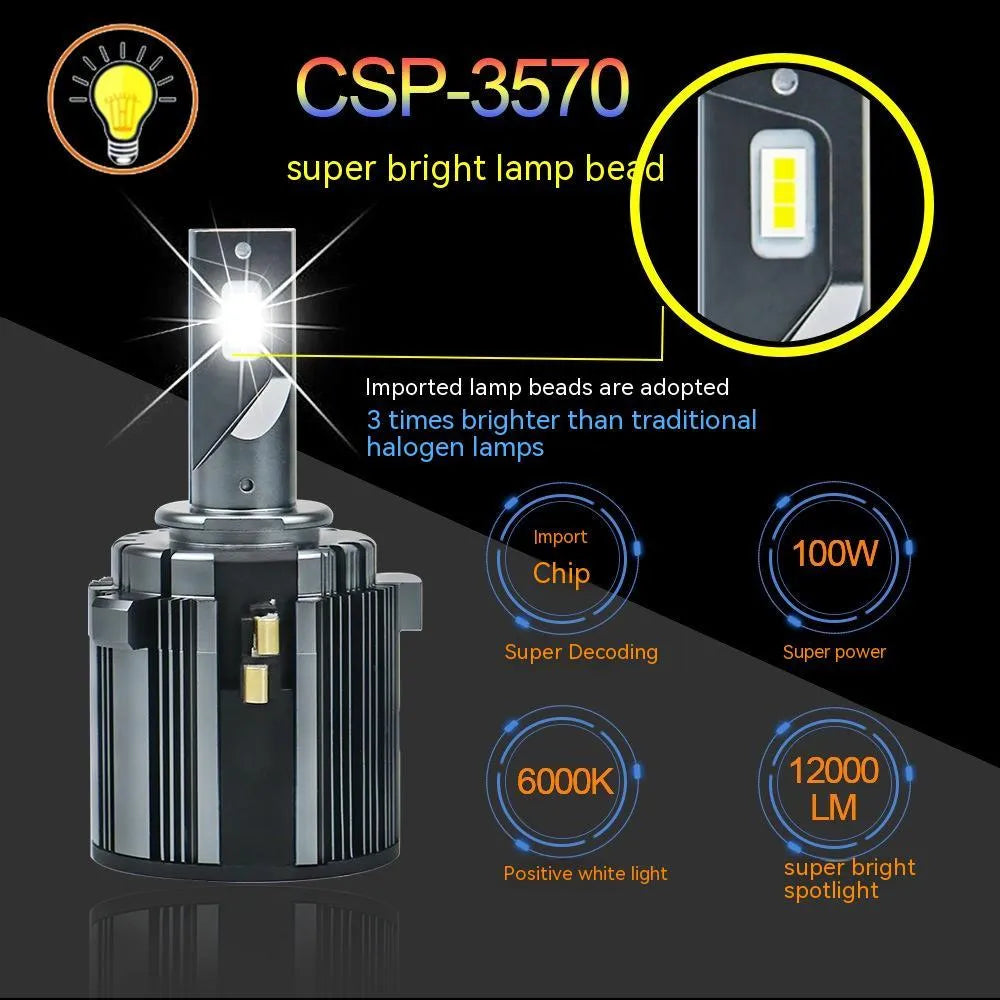 Golf 7 Touran L Xia Lang Shanku LED low beam headlight bulb with aviation aluminium alloy housing