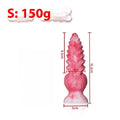 Pink platinum silicone shaped penis masturbation device for women