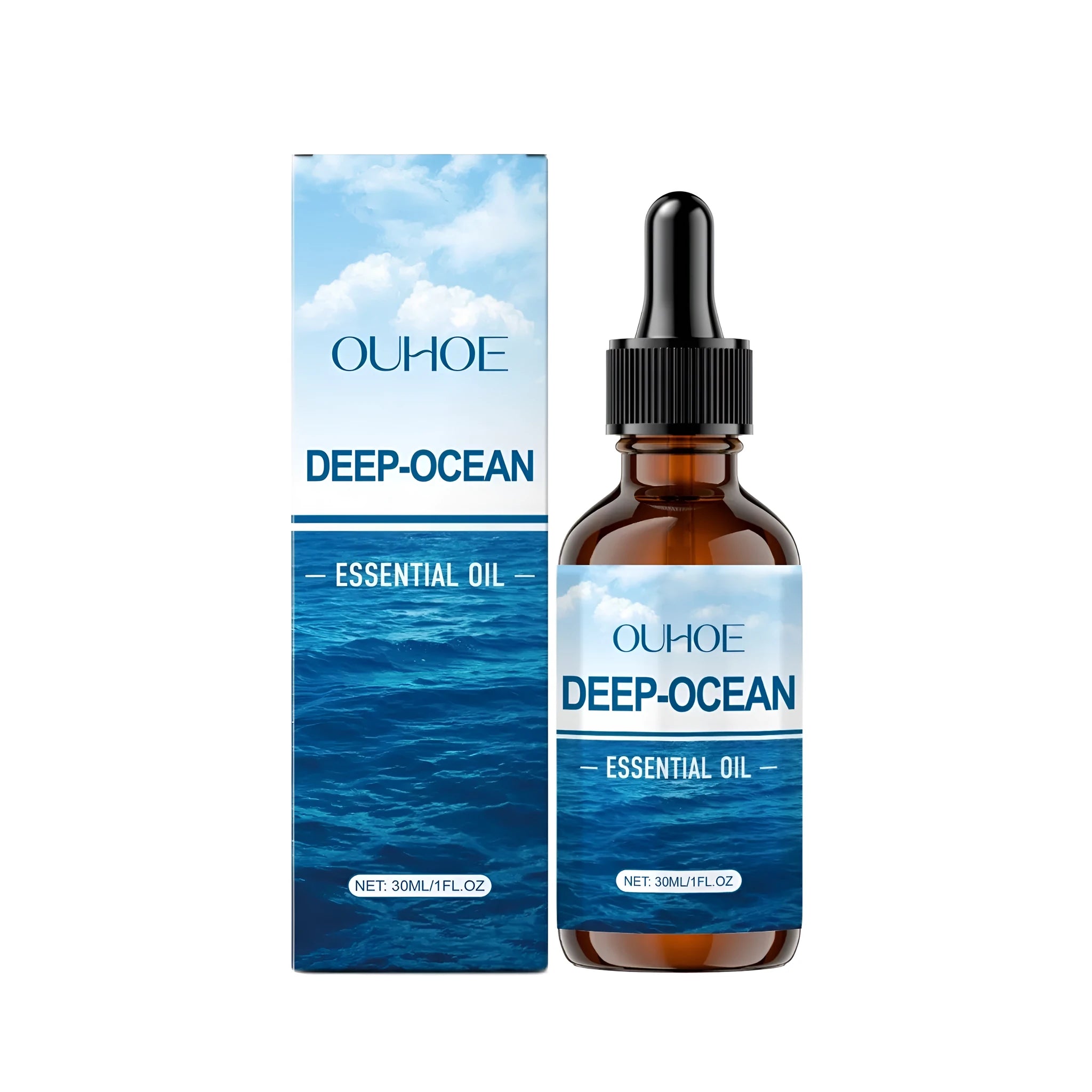 30ml bottle of Deep-Ocean essential oil aromatherapy blend