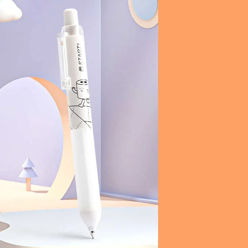 Activity 0.5mm automatic pencil with cloud grip in black and white colours