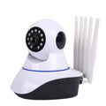 White wireless dome security camera with 2 million pixel sensor and 3.6mm lens