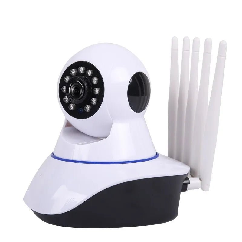 White wireless dome security camera with 2 million pixel sensor and 3.6mm lens