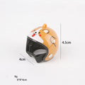 Adjustable pet helmet for small chickens and birds with elastic bands and costume designs