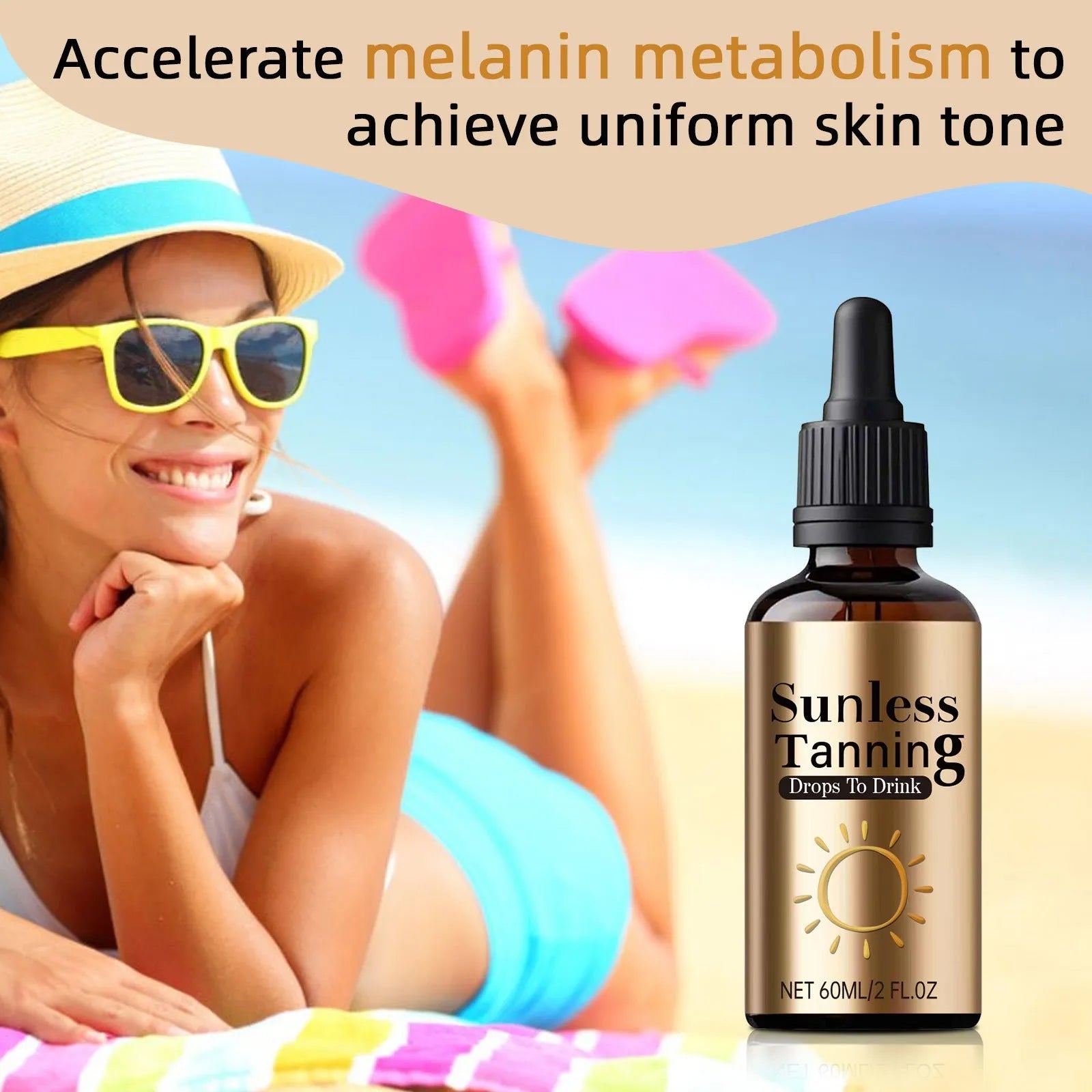 60ml bottle of Black Aid Oral Drops for outdoor first aid and insect bite relief.