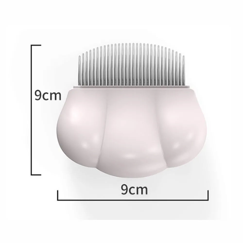 Paw Soft deshedding brush for pet grooming with 9cm brush head