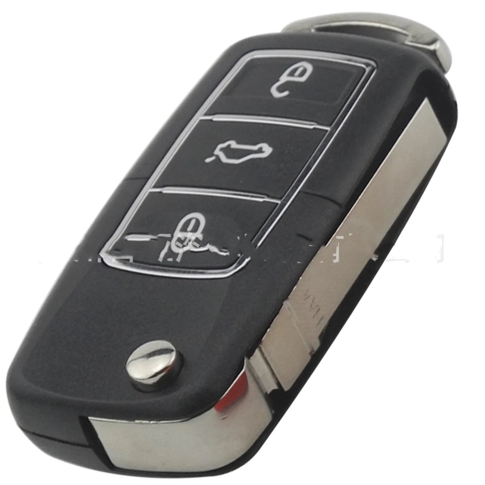 Volkswagen Jetta Golf 3-button car key fob replacement plastic housing shell in five colour options
