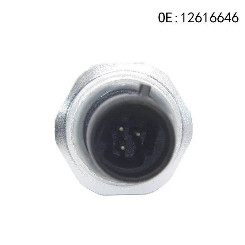 Silver metal fuel pressure sensor for automotive applications with part numbers 12616646 12677836 D1846A