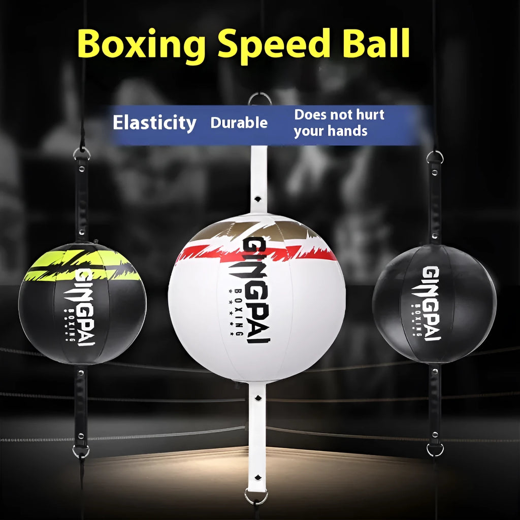 Hanging boxing speed ball training equipment for reaction and dodge practice in PU material