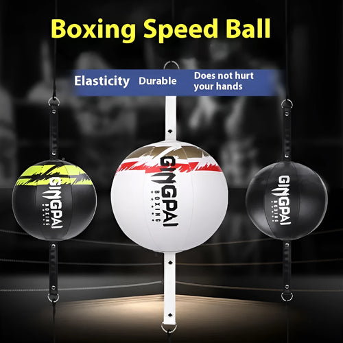 Hanging boxing speed ball training equipment for reaction and dodge practice in PU material