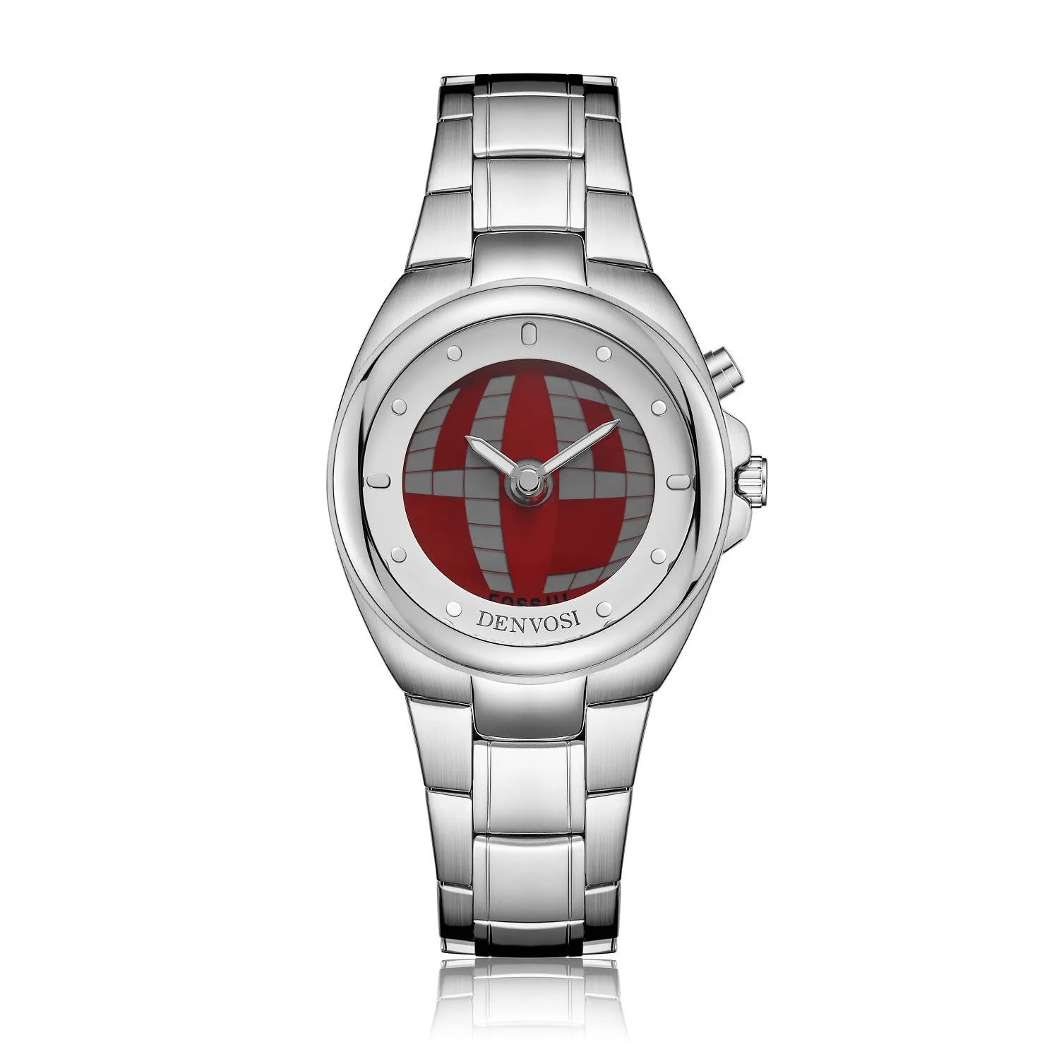Millennium vintage Y2K digital dual display men's watch with 40mm dial and stainless steel buckle