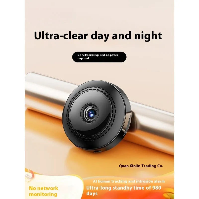 Wireless HD security camera with 360 degree rotation and night vision capability