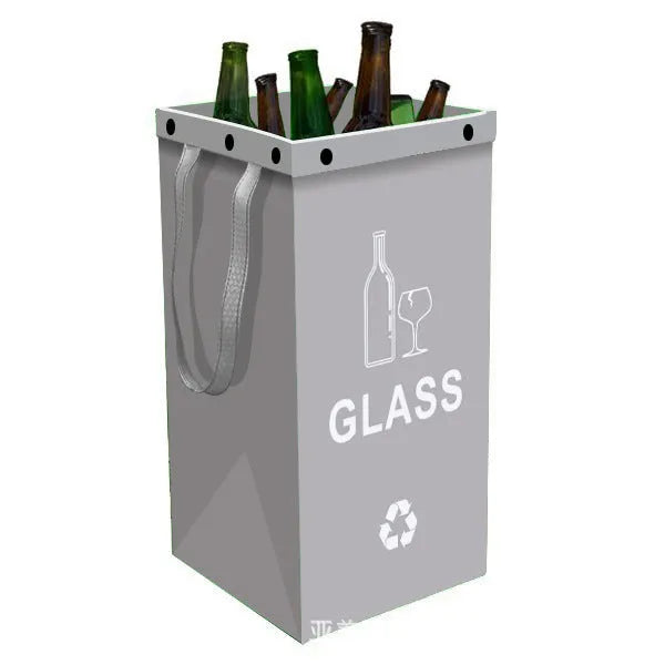 40 litre PP plastic rubbish bag roll in multiple colours for waste classification