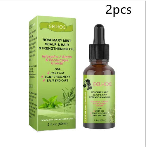 59ml bottle of Rosemary Mint Hair Growth Fluid scalp treatment oil