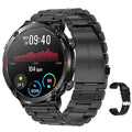 T30 Smart Watch with black silicone strap on a wrist, showing a fitness tracking display on its IPS screen.