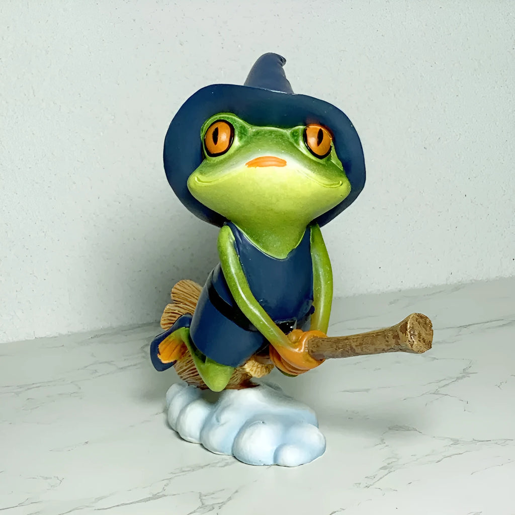 Magic Yoga Frog decoration ornament in RDW123 colour for home micro landscape displays
