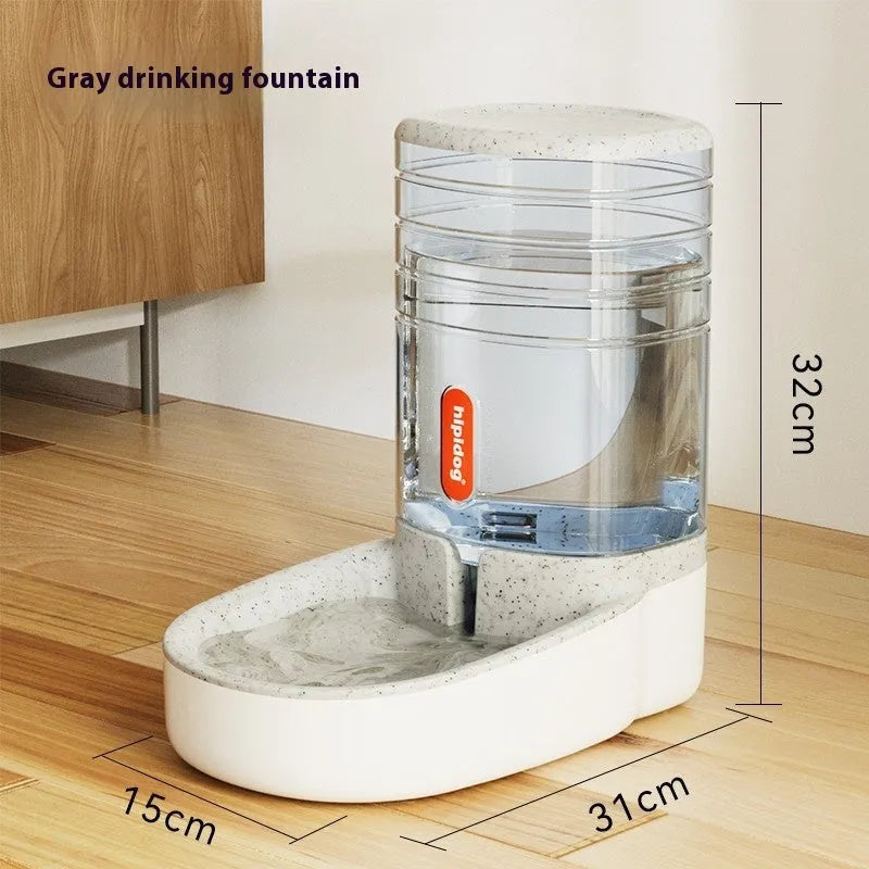 Second generation 3.8L automatic pet water fountain in grey blue pink or green for cats and dogs