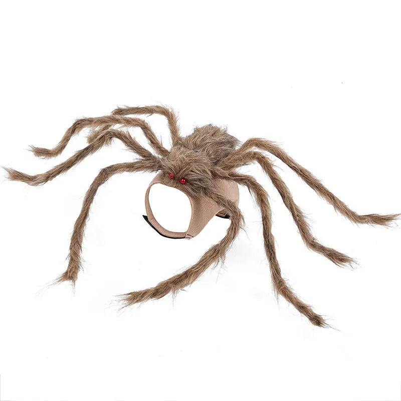 Halloween spider costume for pets in polyester with S M L sizes