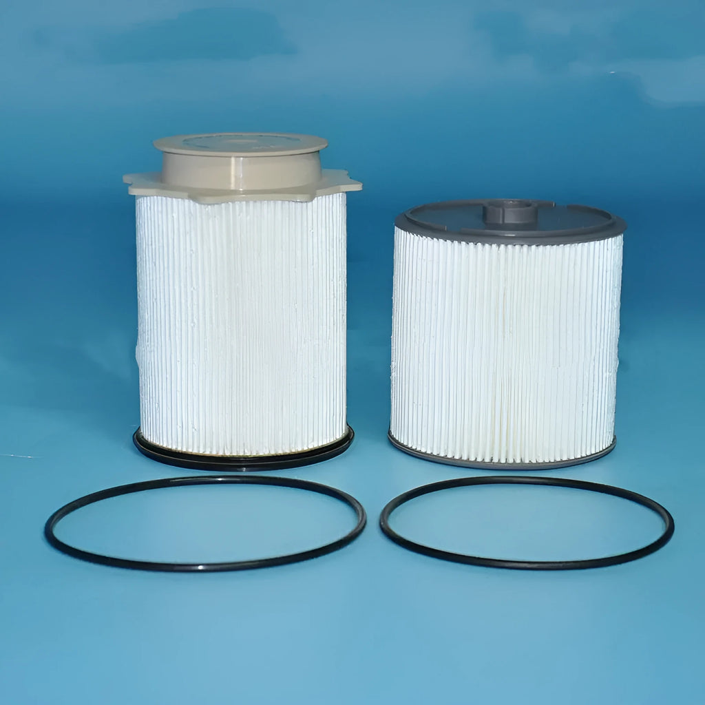 White diesel fuel filter kit for RAM 1500 to 5500 series trucks