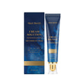30g container of eye cream with hyaluronic acid and vitamin E for dark circle care