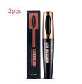Black waterproof mascara tube for thick, long, curling lashes that resist smudging.