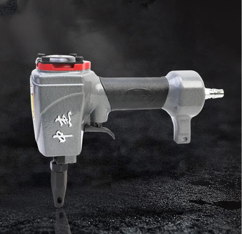 DK30 pneumatic nail gun for metal sheet punching with rubberised grip
