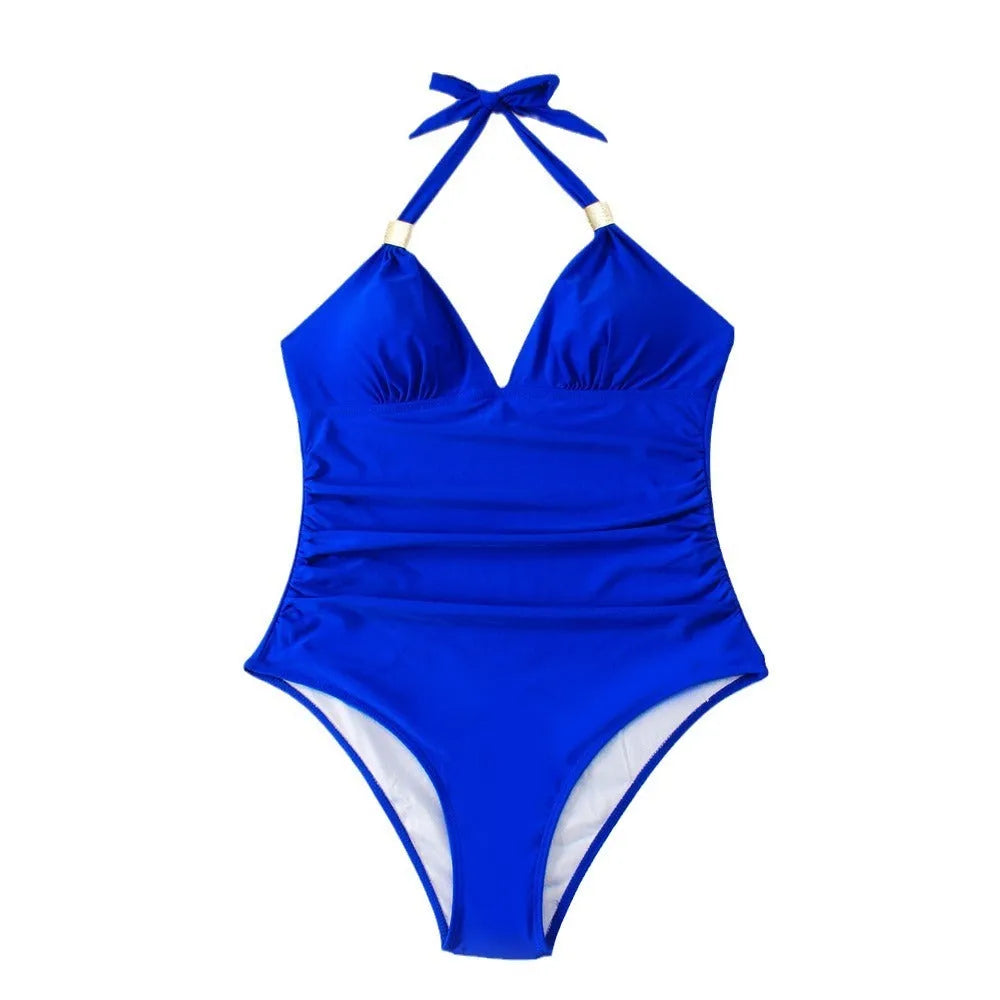 Women's quick-drying swimwear in conservative design with high elasticity fabric