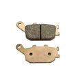 Sintered rear motorcycle brake pad set for Honda CBR954RR, CBR900RR, and CBR929RR.