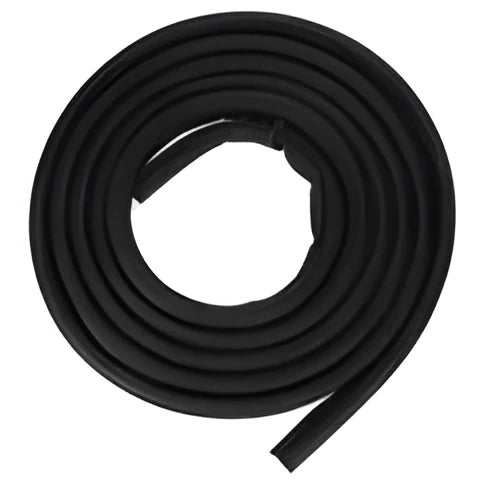 Black rubber sliding door sealing strip for Toyota Hiace high roof, 5 metre length