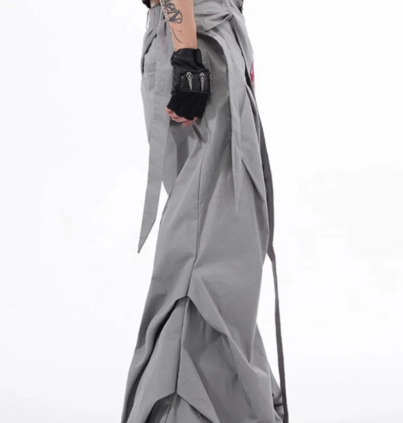 Boys wide-leg trousers in Korean style black and grey options