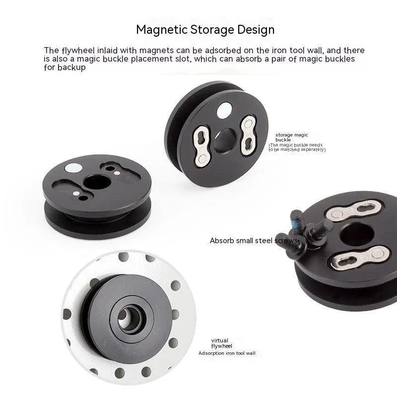 Aluminium alloy bicycle chain holder tool with three version options